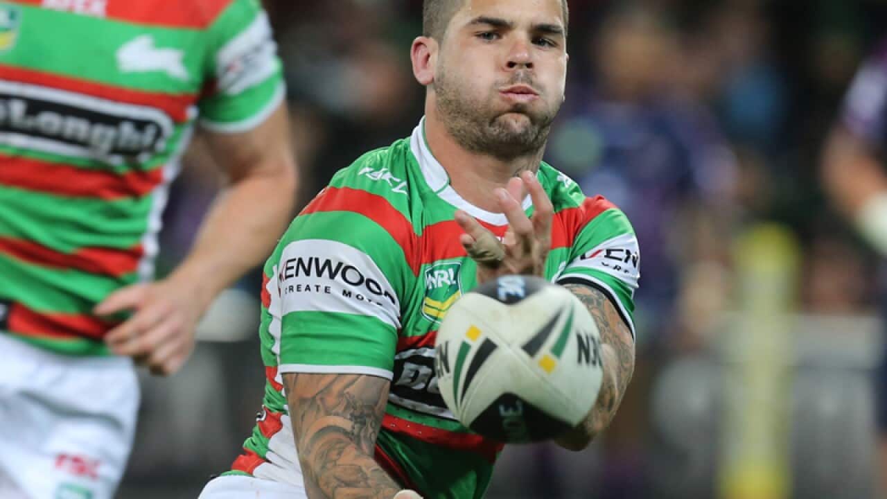 South Sydney star Adam Reynolds in action