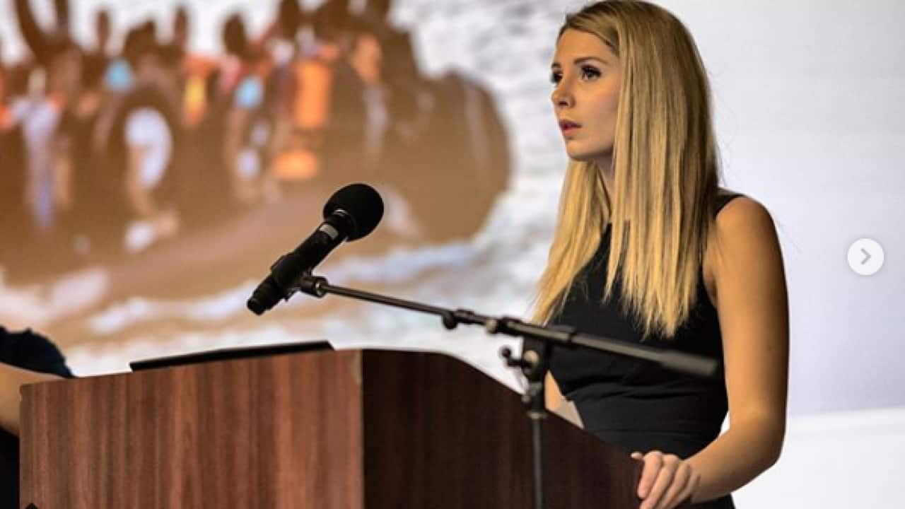 Ms Southern's speaking to was to include a screening of her documentary 'Farmlands' which looks into South African farmer killings.