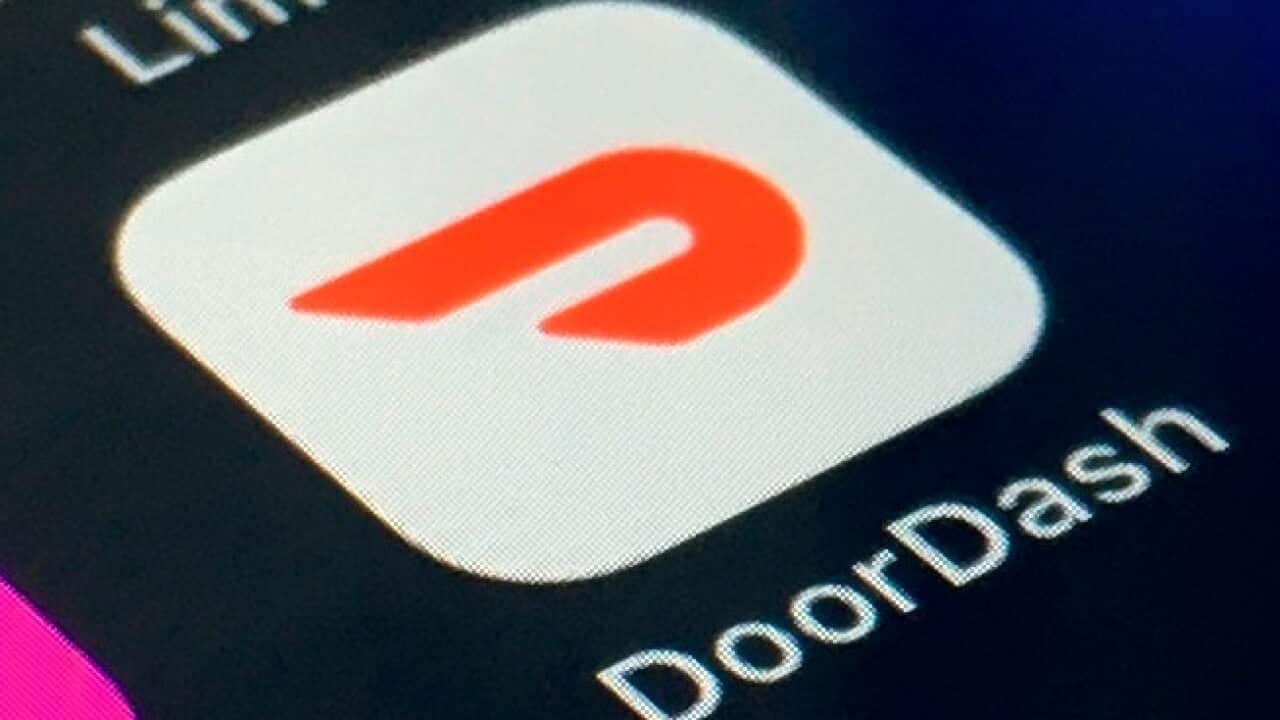 The DoorDash app on a smartphone