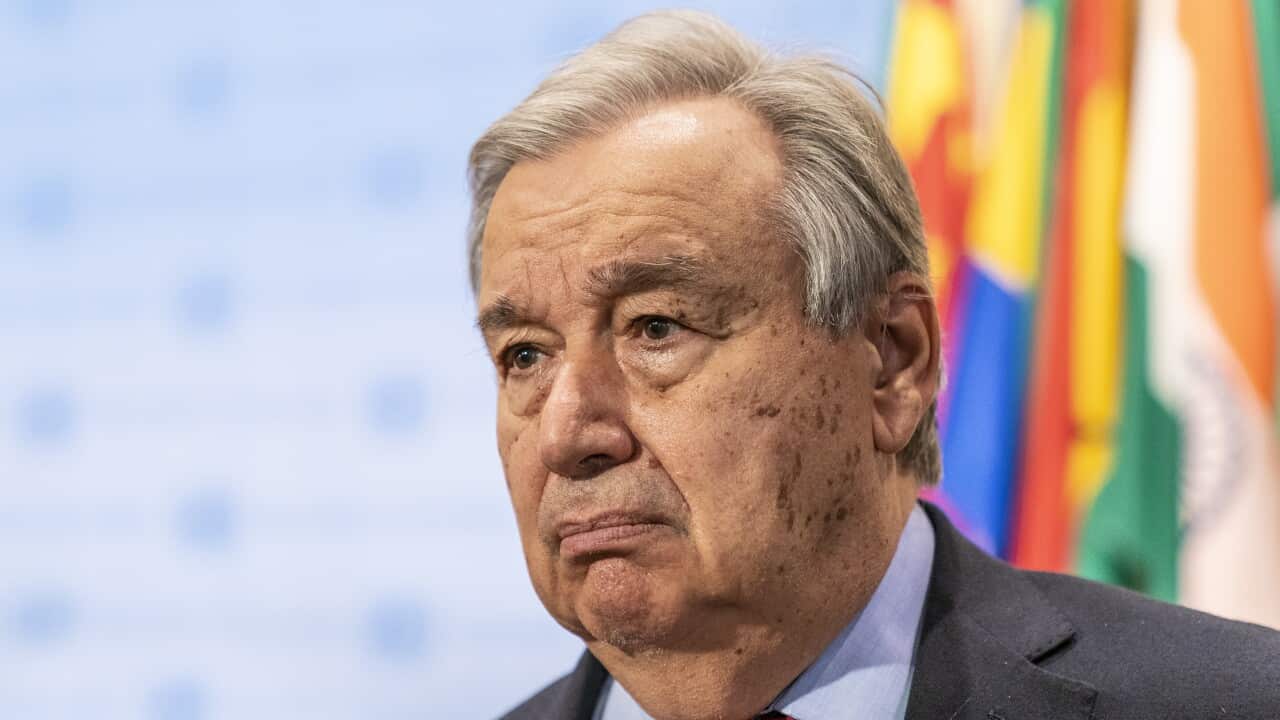 Secretary-General Antonio Guterres updated the press at UN
