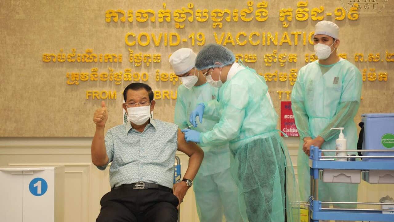Cambodia PM Hun Sen gets Covid-19 vaccine