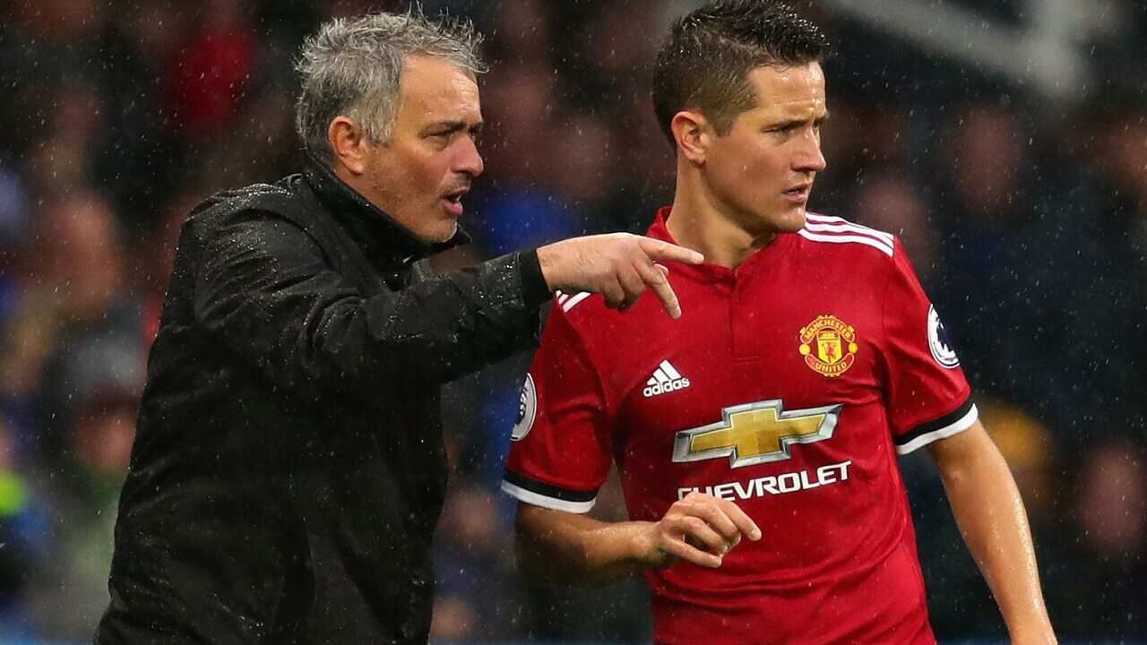 Manchester United Ander Herrera Jose Mourinho Huddersfield Town