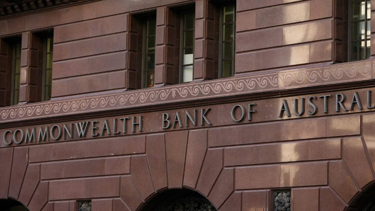 The facade of the Commonwealth Bank of Australia in Martin Place.