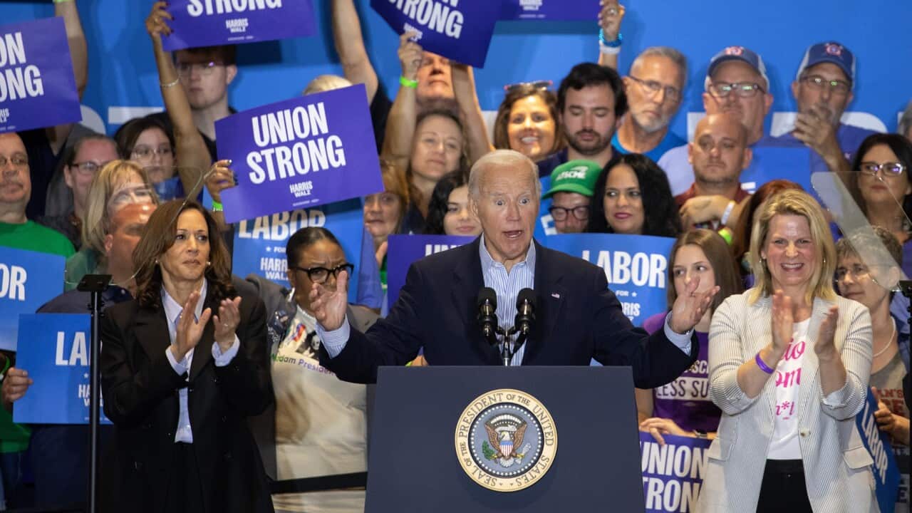 US Vice President and Democratic Presidential nominee Kamala Harris campaigns in Pennsylvania