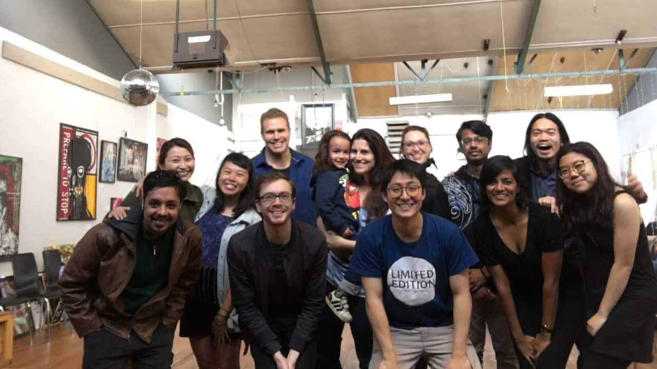 The participants from Break Boundaries in the musical