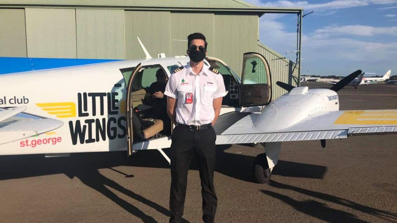 Little Wings pilot Eren Incekara (SBS-Amelia Dunn)