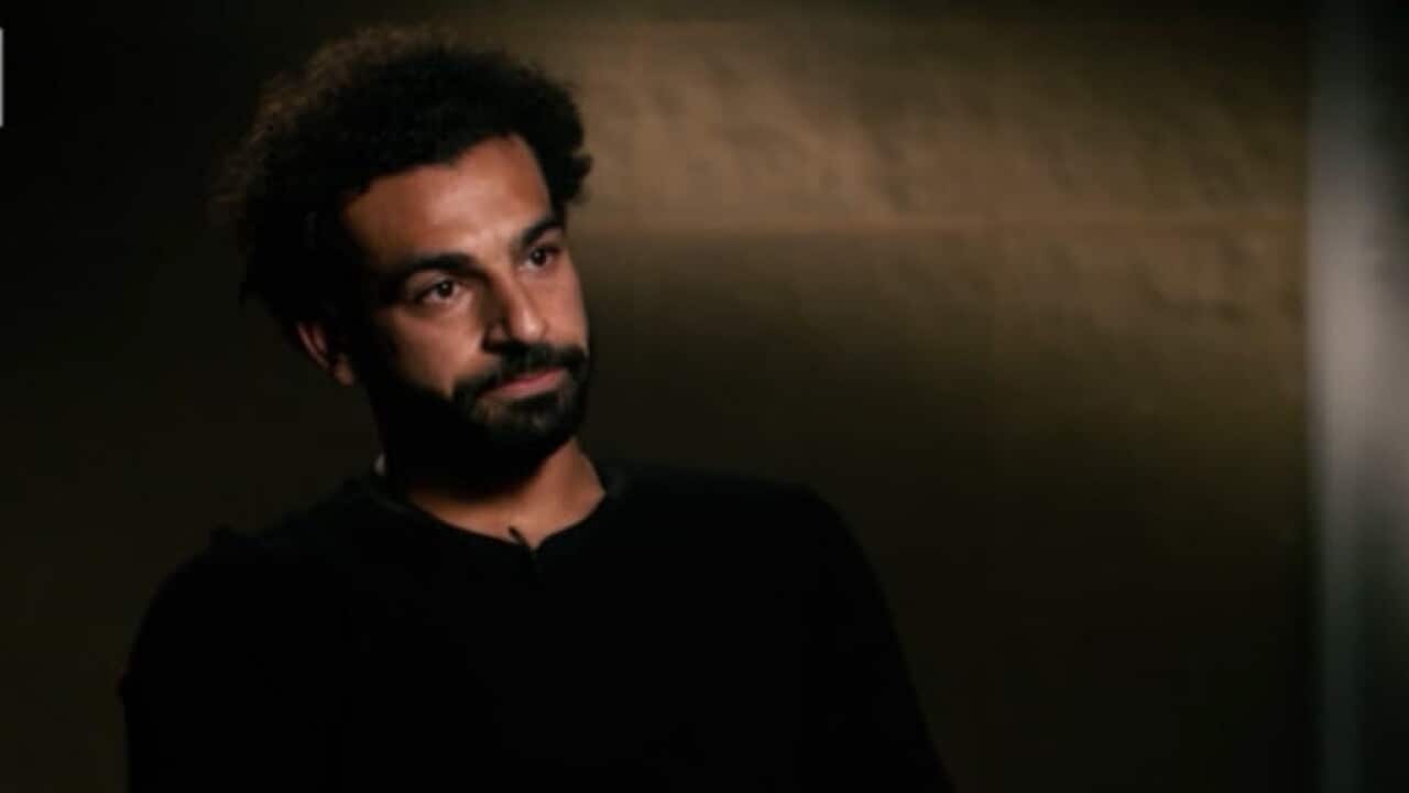 Mohamed Salah in a CNN interview