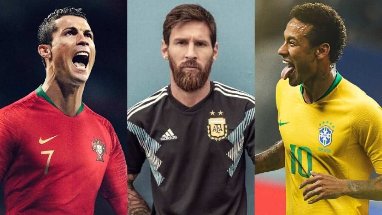 Ronaldo, Messi, Neymar