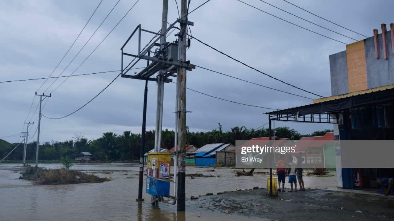 Flash flood at Sentani West Papua Indonesia