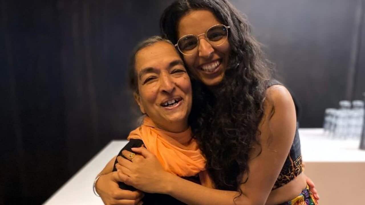 Sukhjit Kaur Khalsa with her mother, Amarjit Kaur who are both involved with Saga Sisterhood