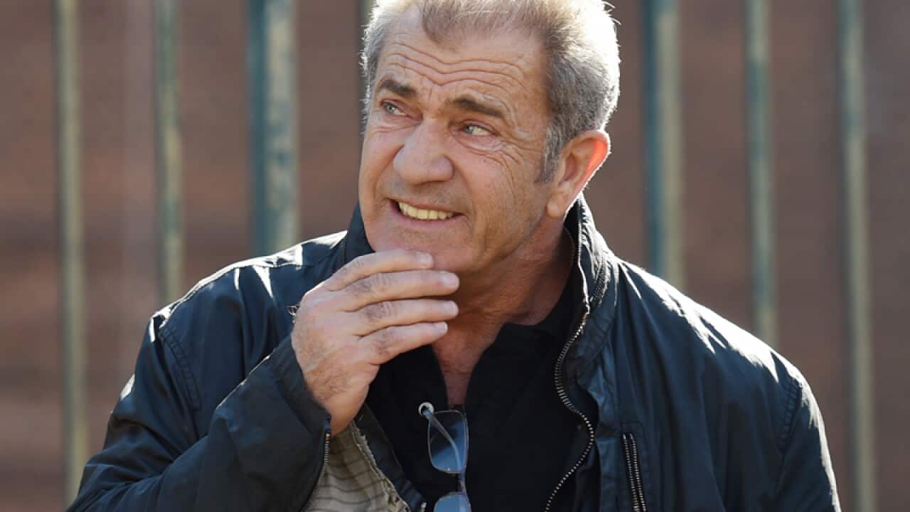 Actor and director Mel Gibson in Sydney