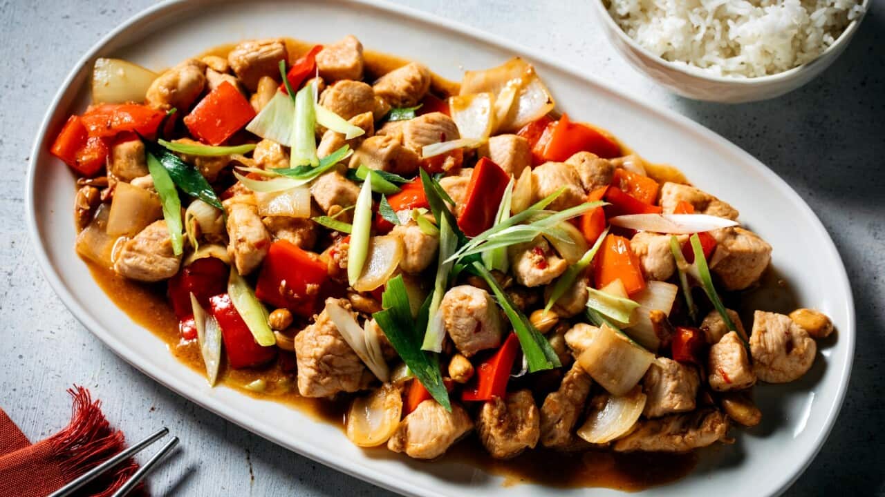 Sichuan chicken and peanuts