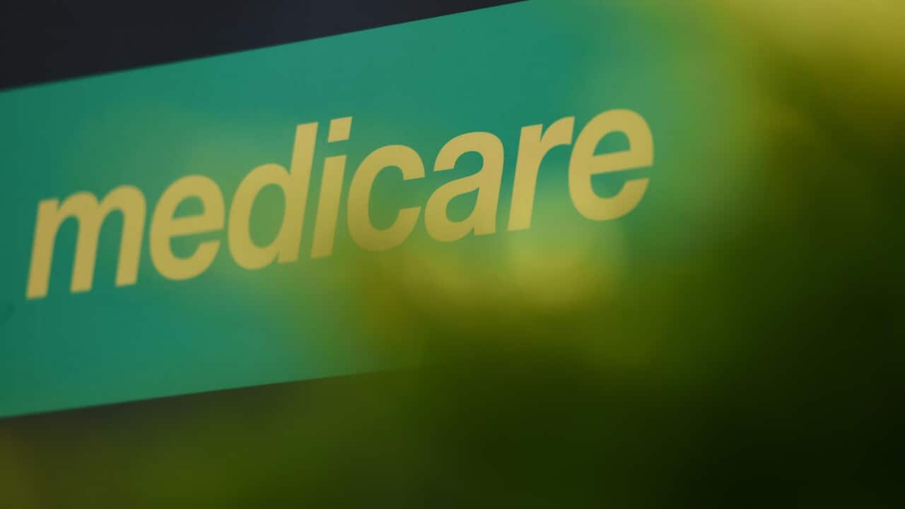 A sign that reads "Medicare".