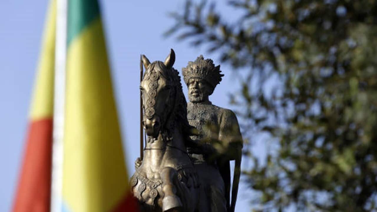 Menelik Square Addis Ababa, Ethiopia.