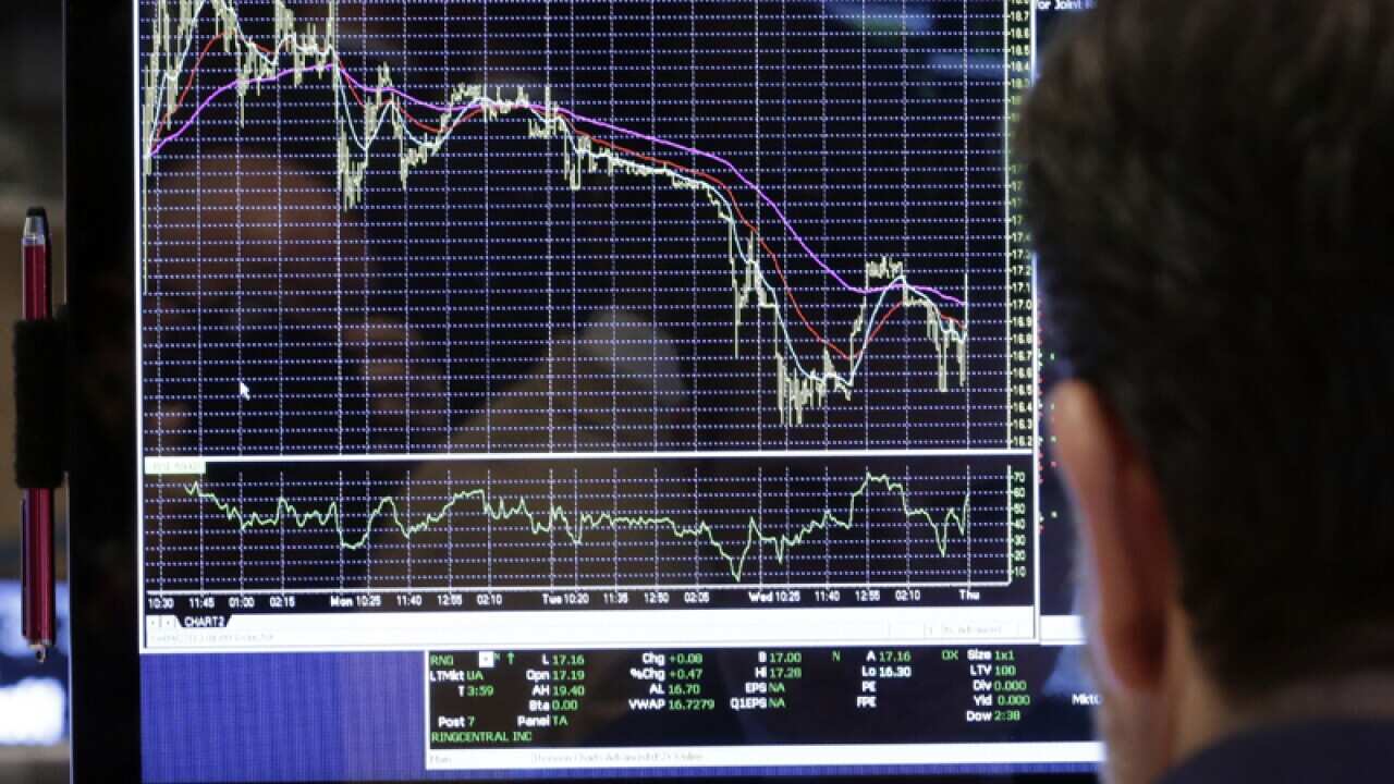 A screen in the New York Stock Exchange on Wednesday