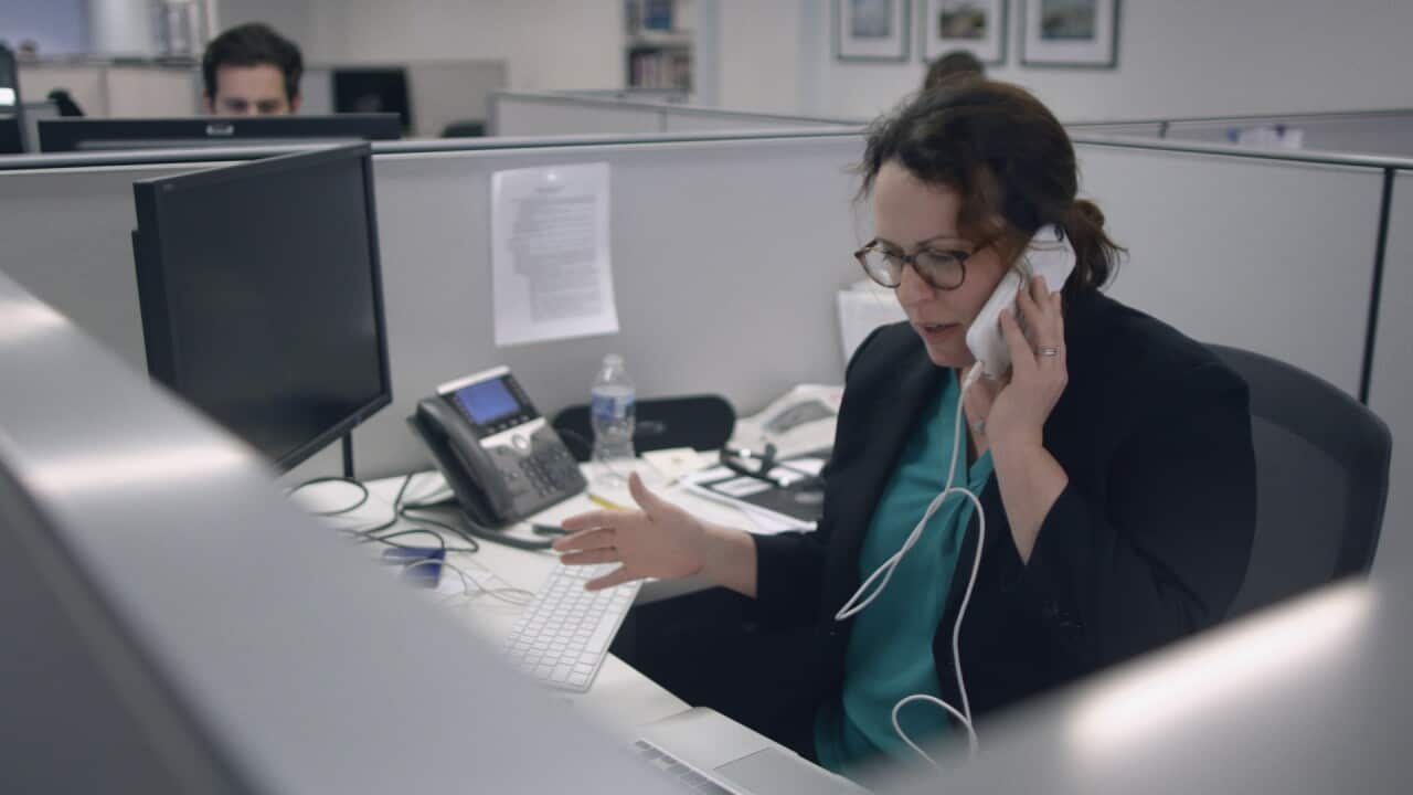 Maggie Haberman, White House Correspondent, gets a phone call from US President Donald Trump.