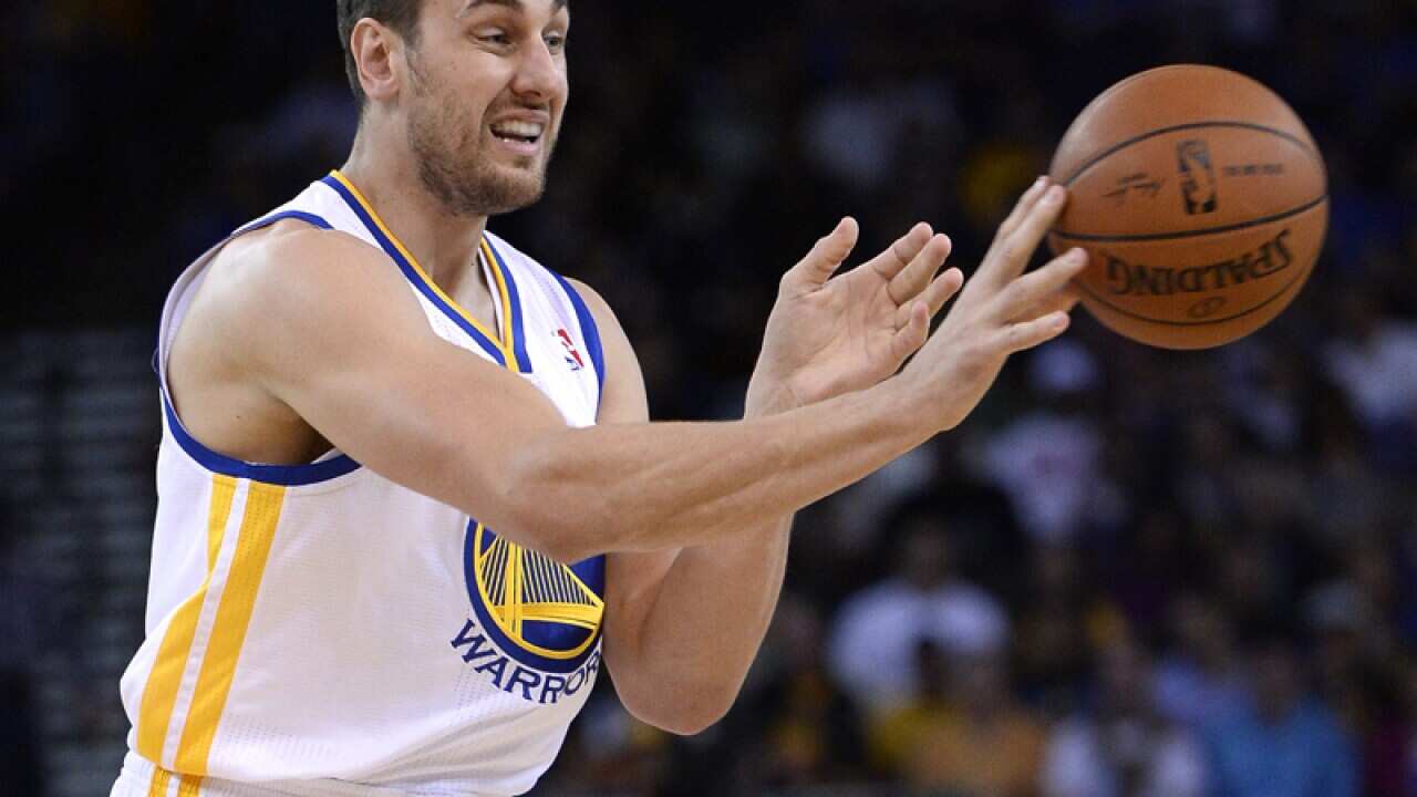 Golden State Warriors center Andrew Bogut