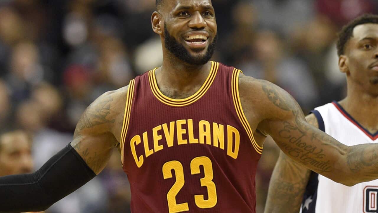 Cleveland Cavaliers forward LeBron James