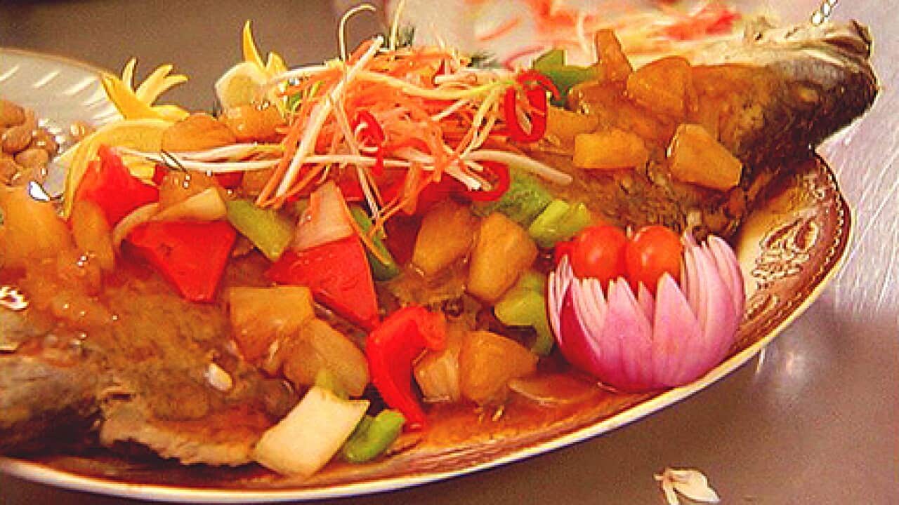 Sweet and sour barramundi