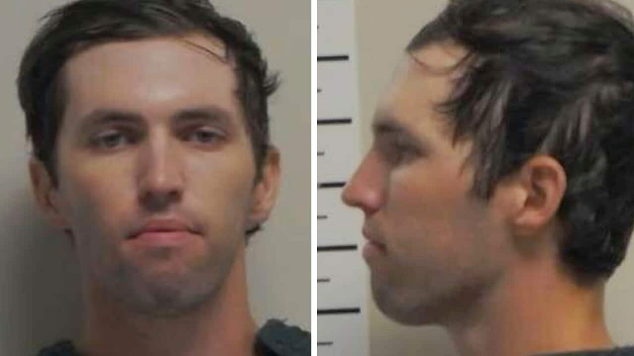 Composite photo of Tyler Robinson mugshots.