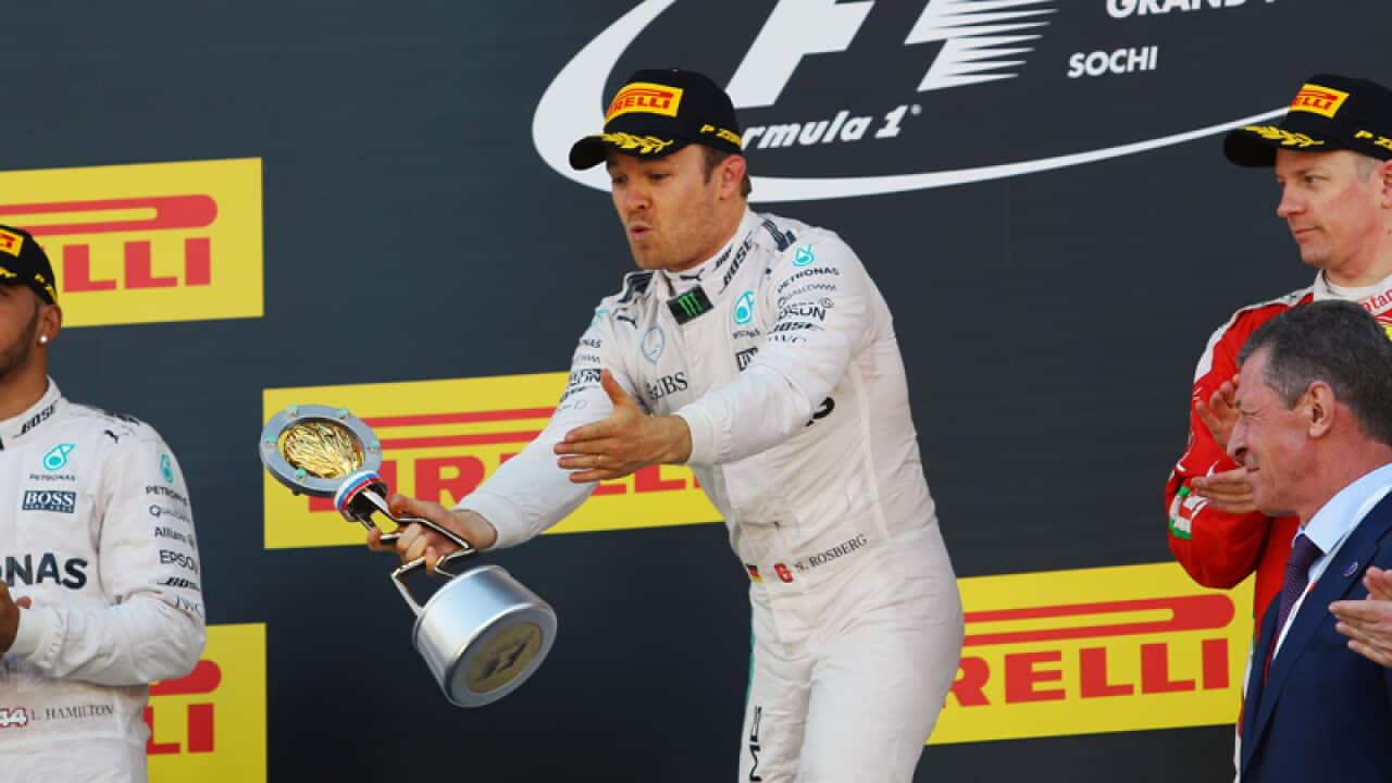Race winner Nico Rosberg