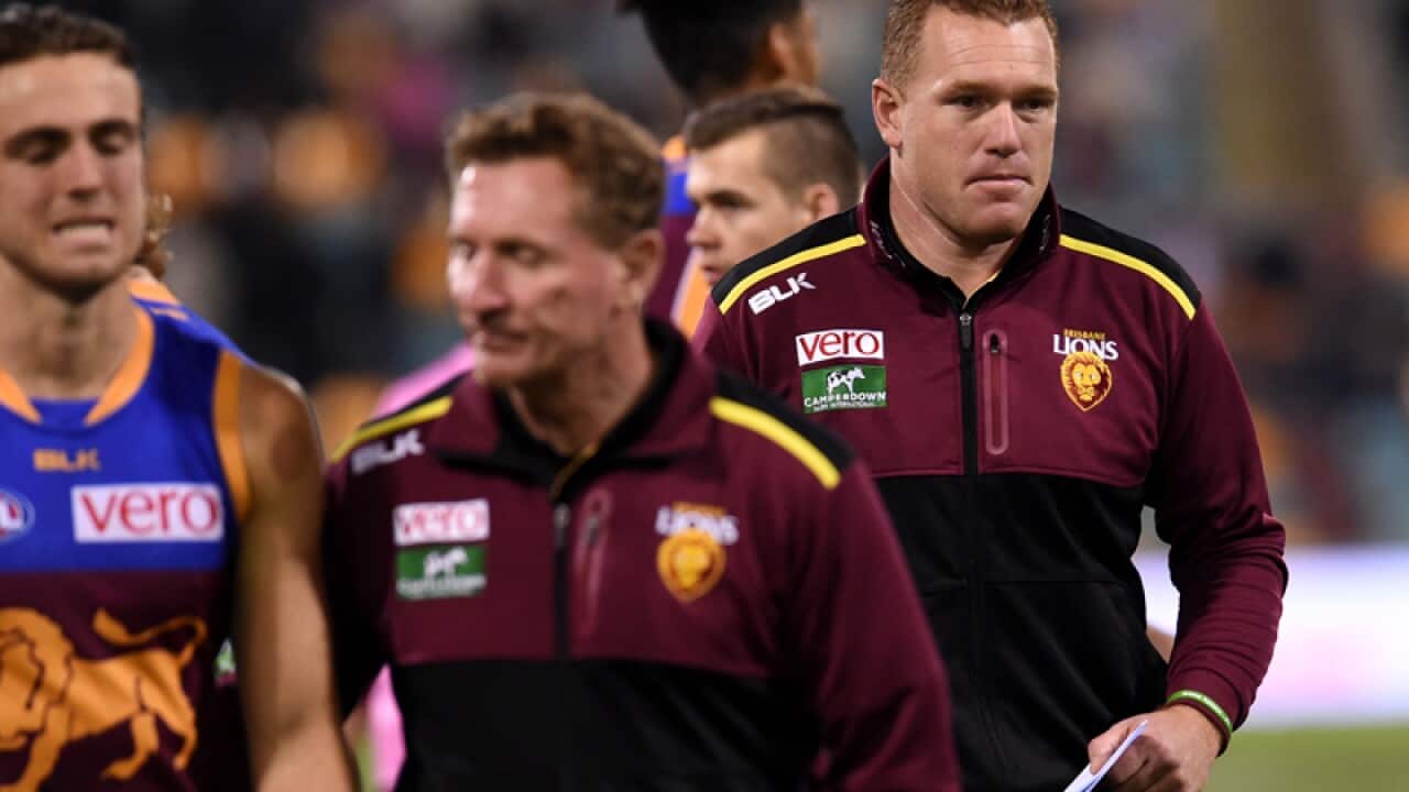 Brisbane Lions Head Coach Justin Leppitsch