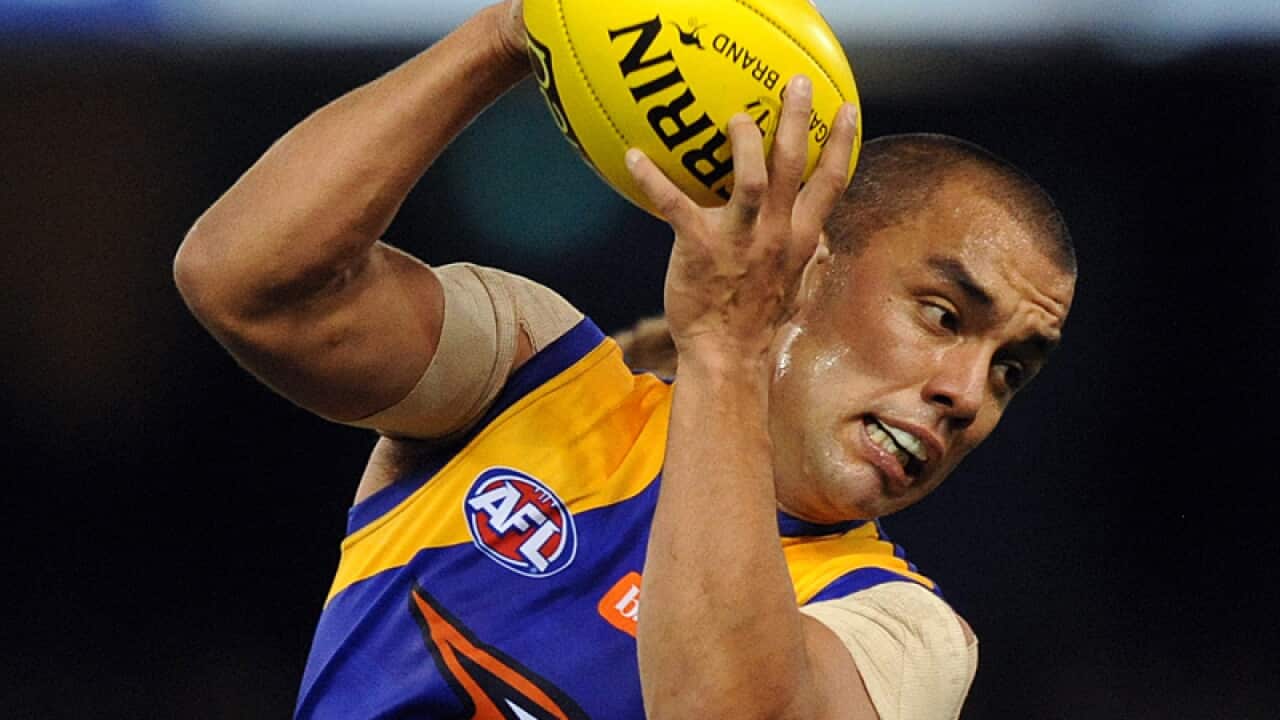 West Coast Eagles midfielder Daniel Kerr