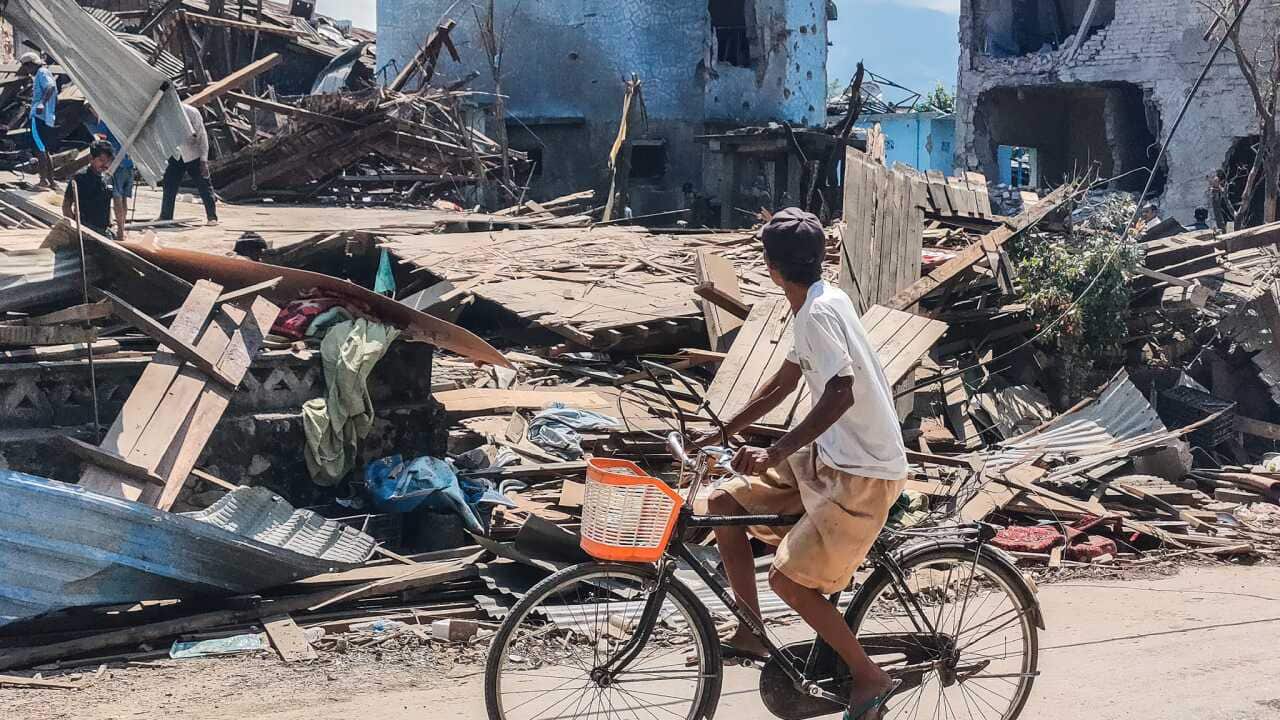 After arial bombing by Junta.jpg