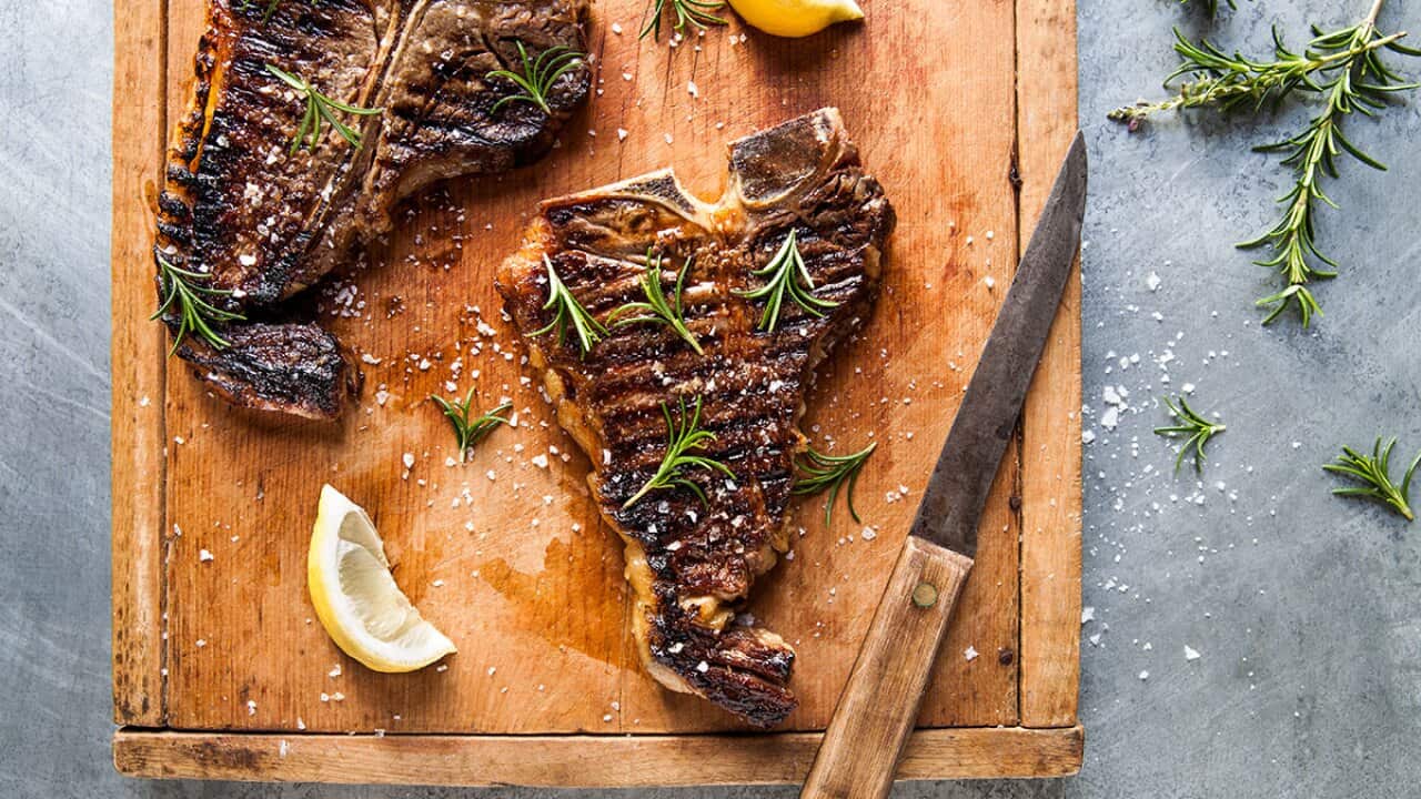 Florentine t-bone steak