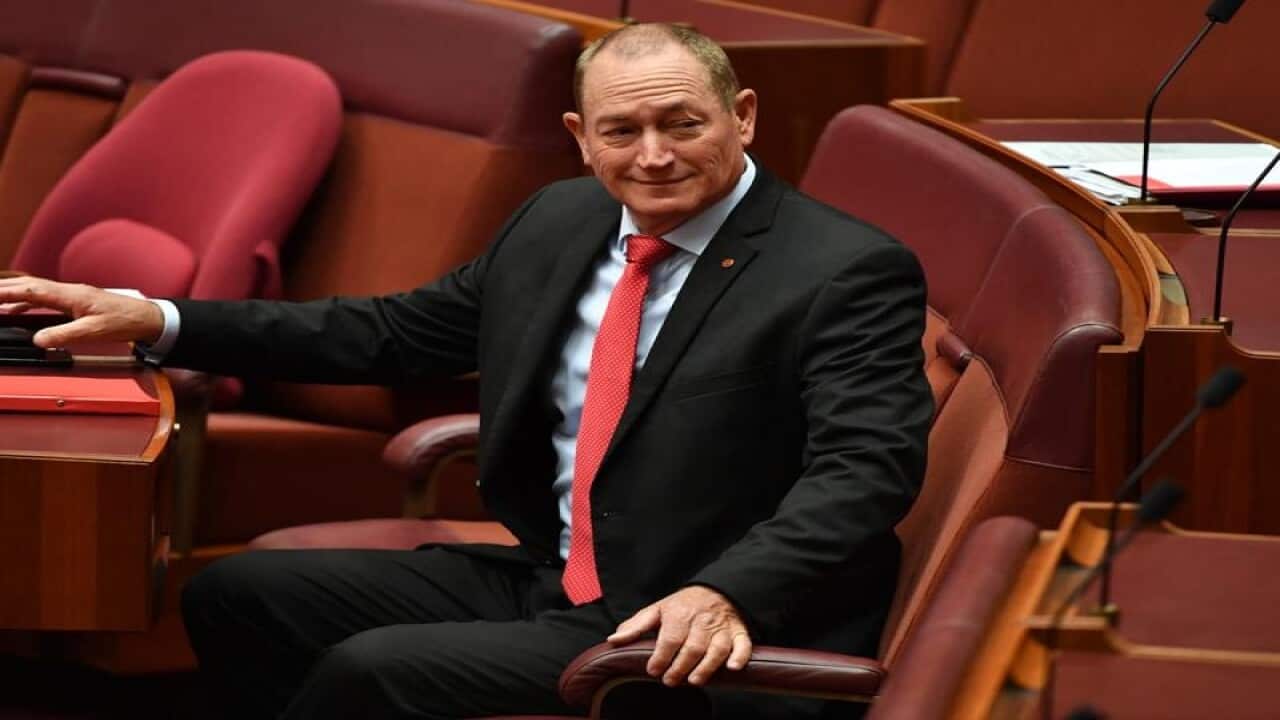 Independent Senator Fraser Anning