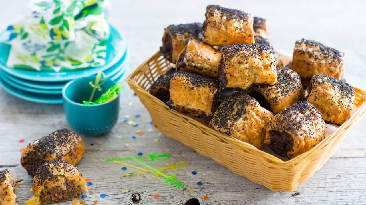 Lamb and harissa sausage rolls