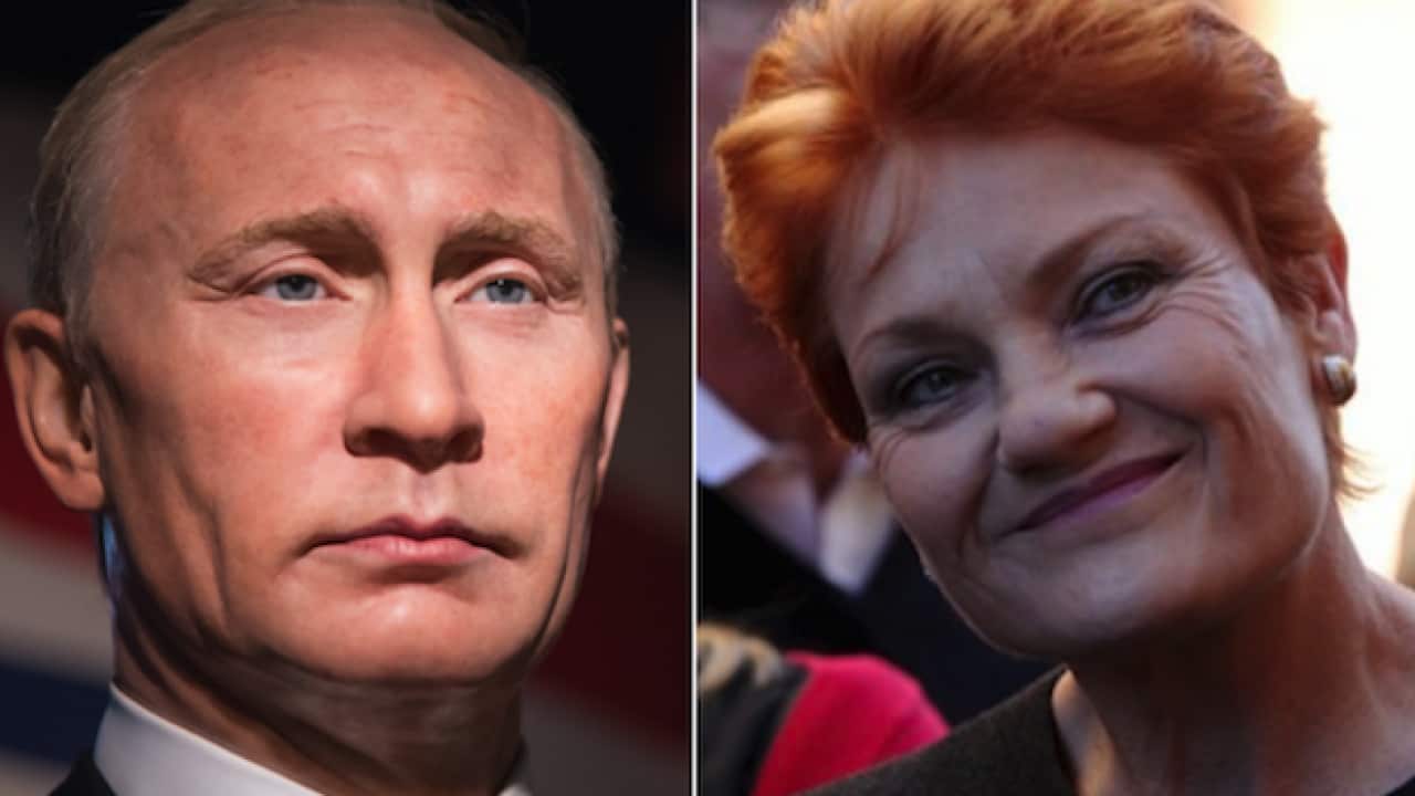Pauline Hanson & Vladimir Putin