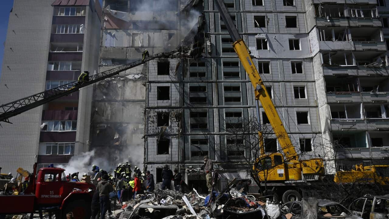 War situation in Uman, Ukraine - 28 Apr 2023