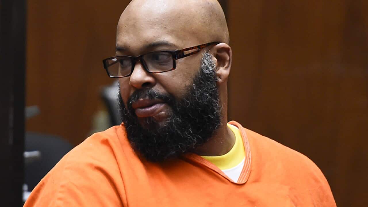 Marion 'Suge' Knight in an LA courtroom