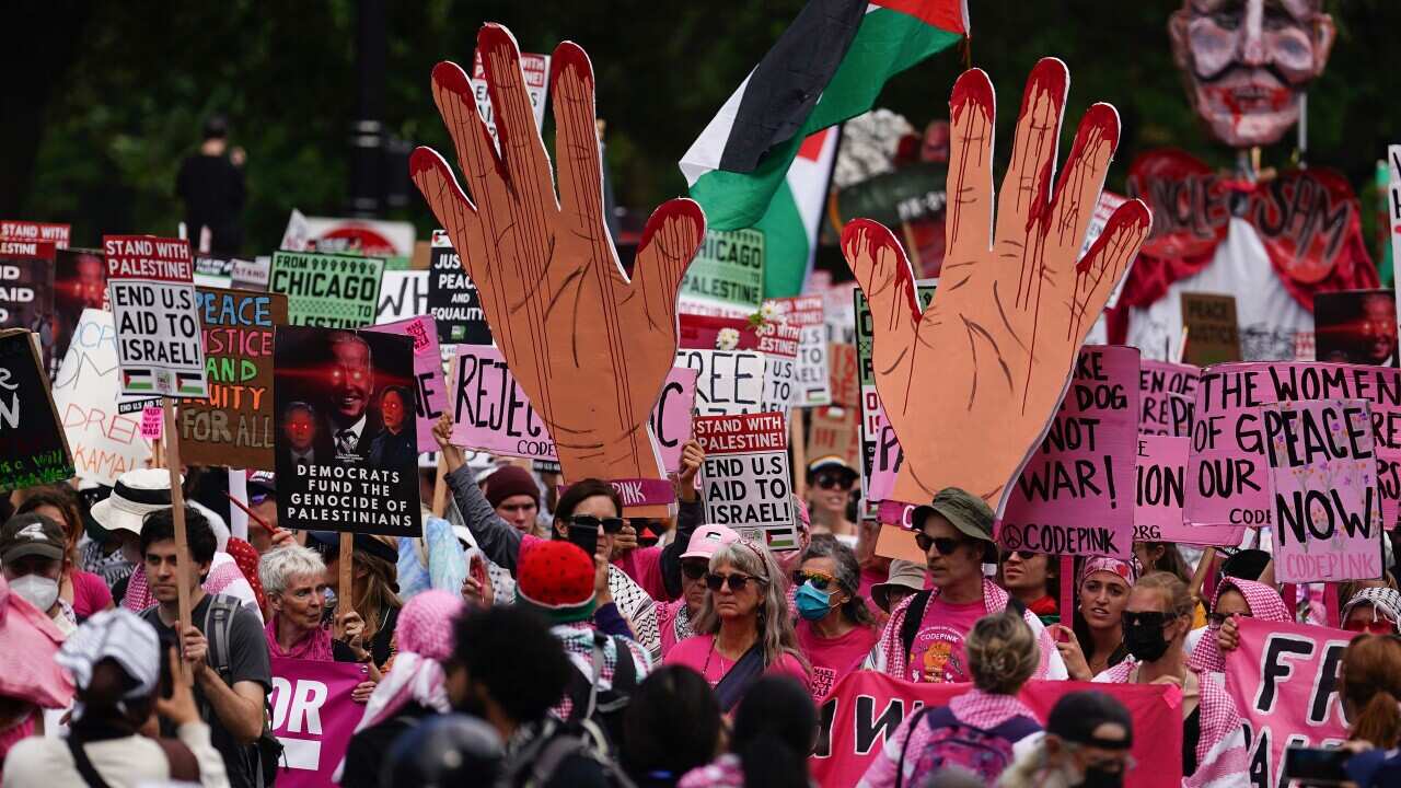 Protests during the Democratic National Convention in Chicago, Illinois