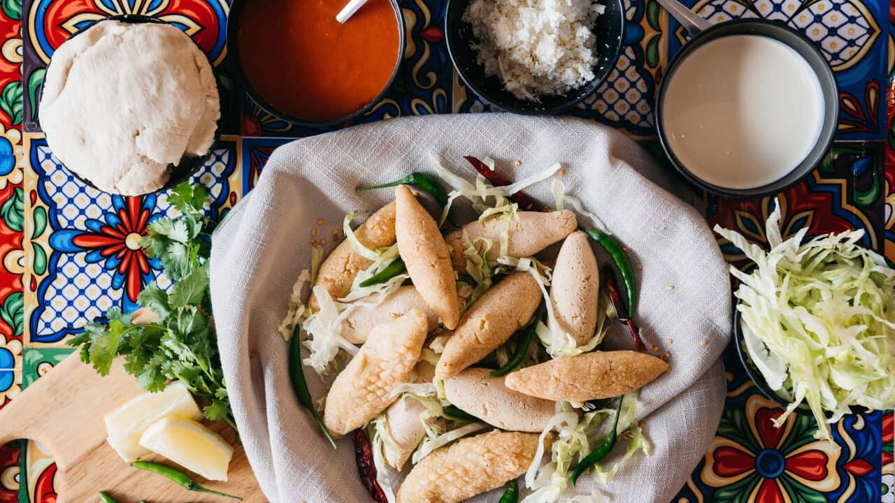 Mexican molotes, stuffed masa pockets