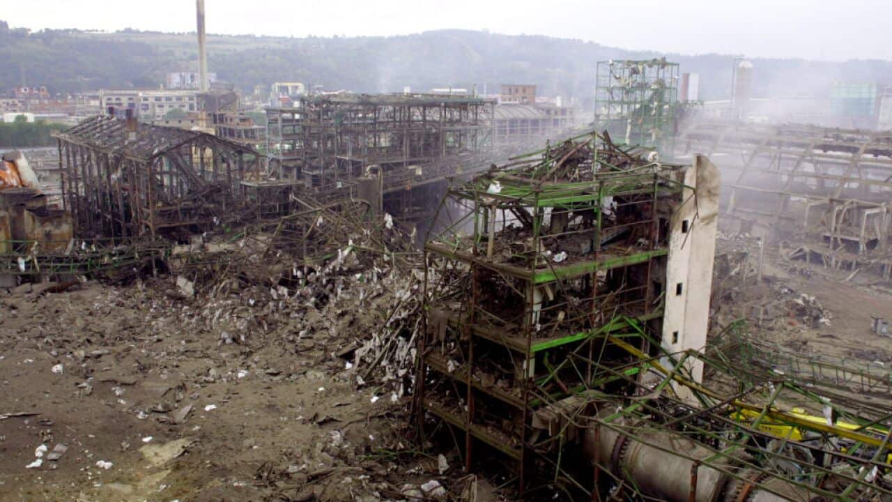 Toulouse: Day after the explosion at AZF Plant