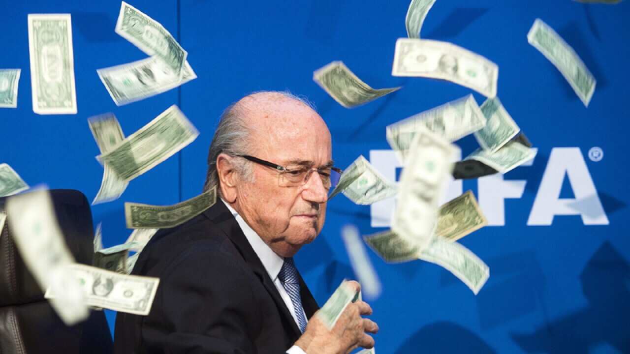 Banned former FIFA president Joseph Blatter