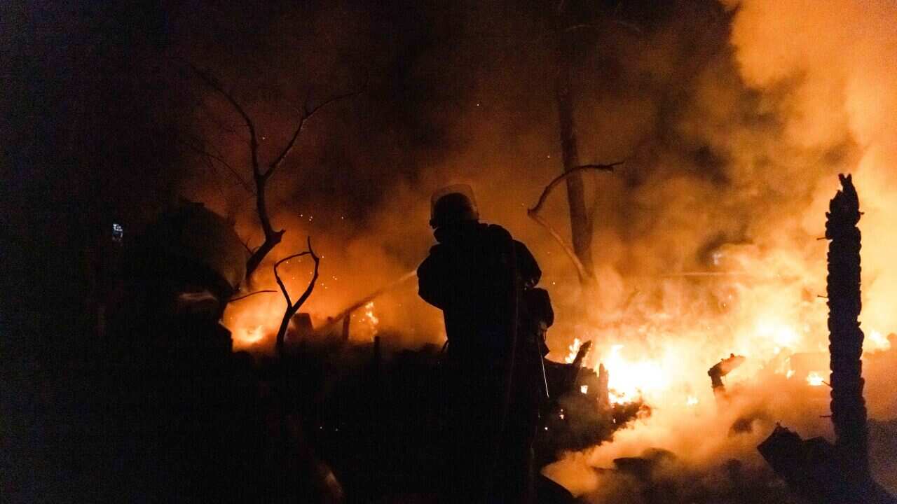 Drones Strike The City Of Kharkiv - Ukraine