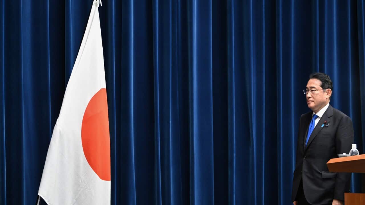 Japan's Prime Minister Fumio Kishida announces he will not seek re-election as head of LDP