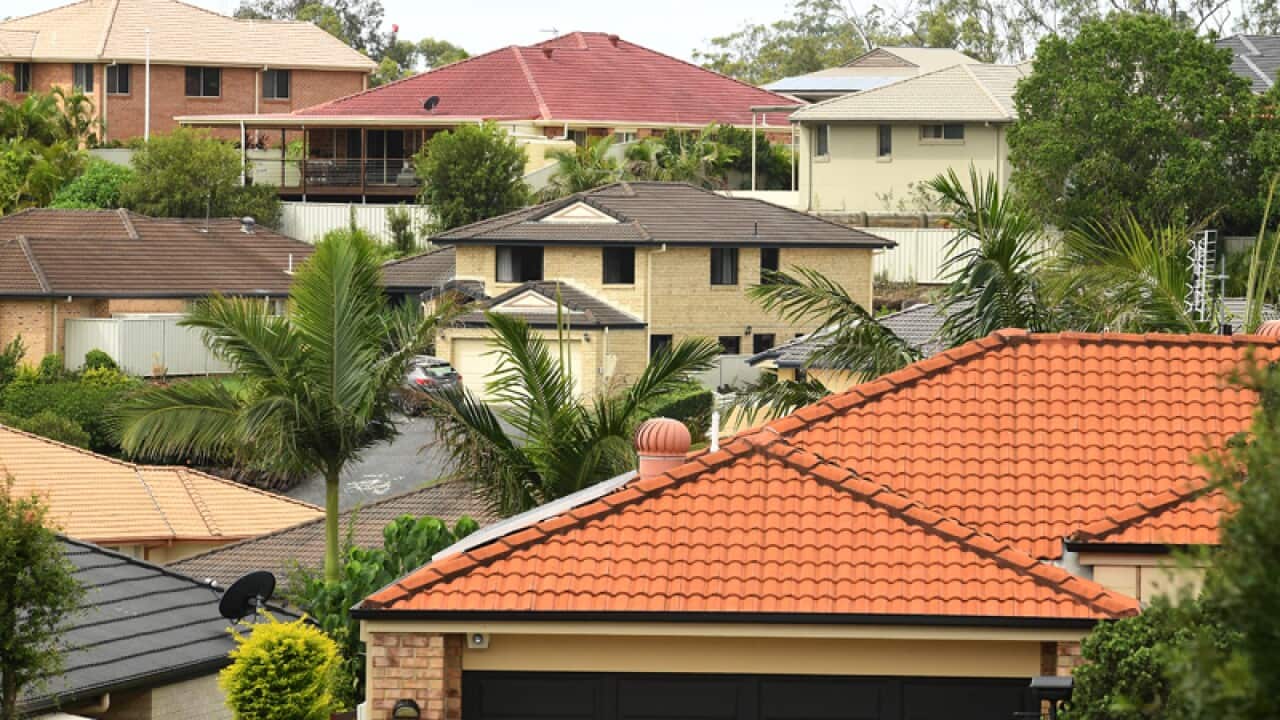 Residential property is seen on the Gold Coast