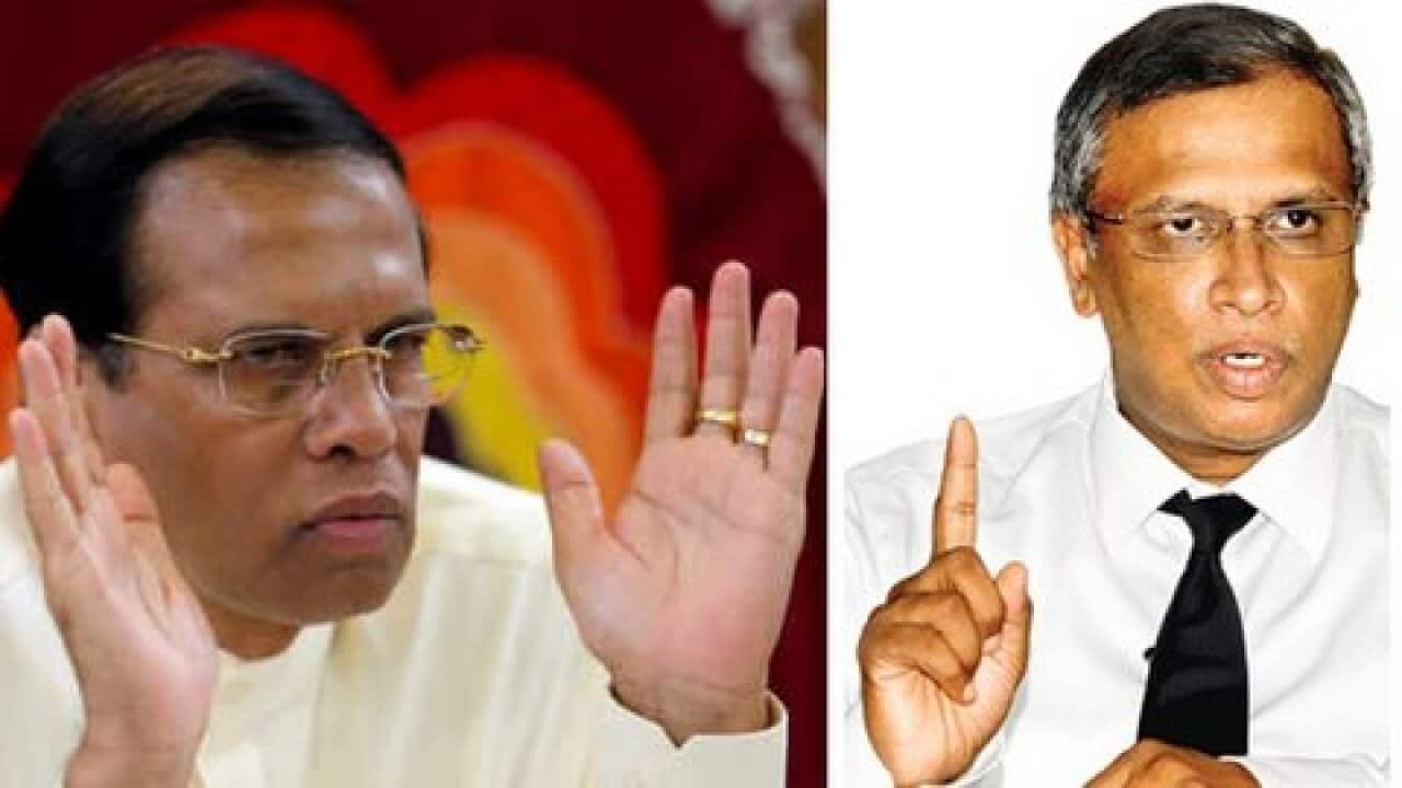 President Maithripala Sirisena_ TNA MP Sumanthiran
