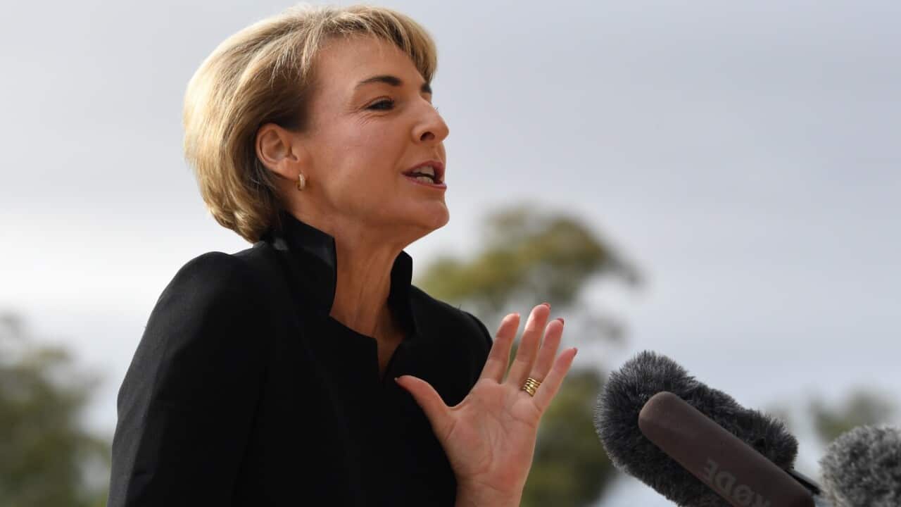File: Australia's Minister for Women Michaelia Cash
