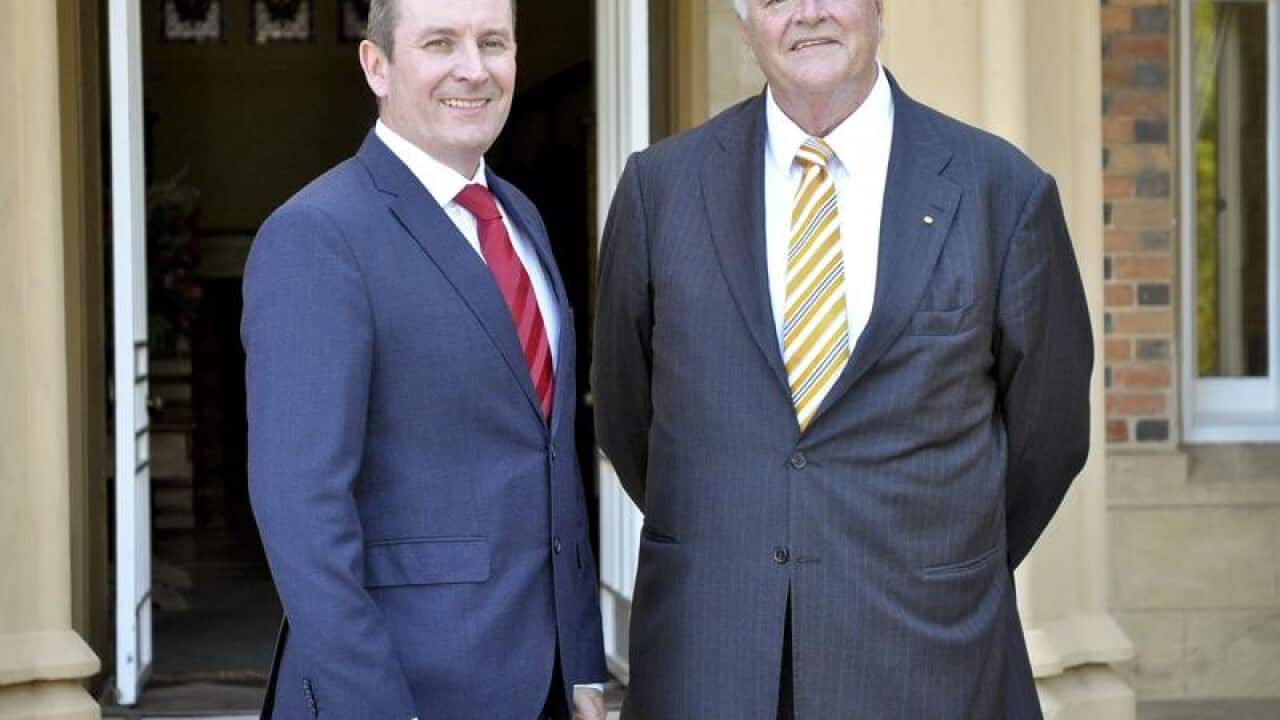 WA Premier Mark McGowan and new governor, Labor stalwart Kim Beazley