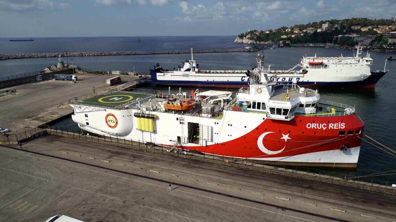 The Oruc Reis research vessel