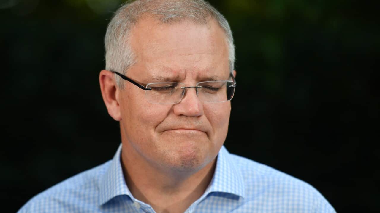 Prime Minister Scott Morrison a press conference in Washington DC, United States, Saturday, September 21, 2019.