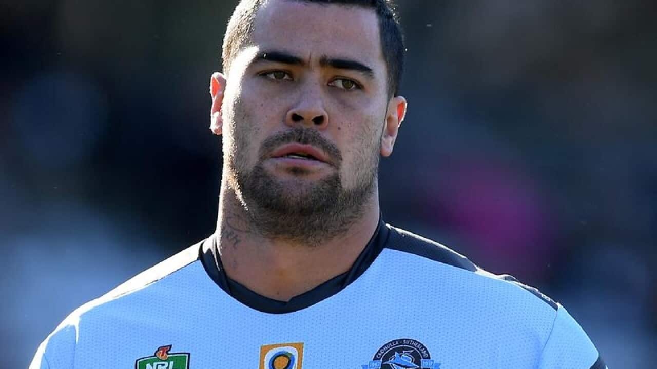 Cronulla prop Andrew Fifita