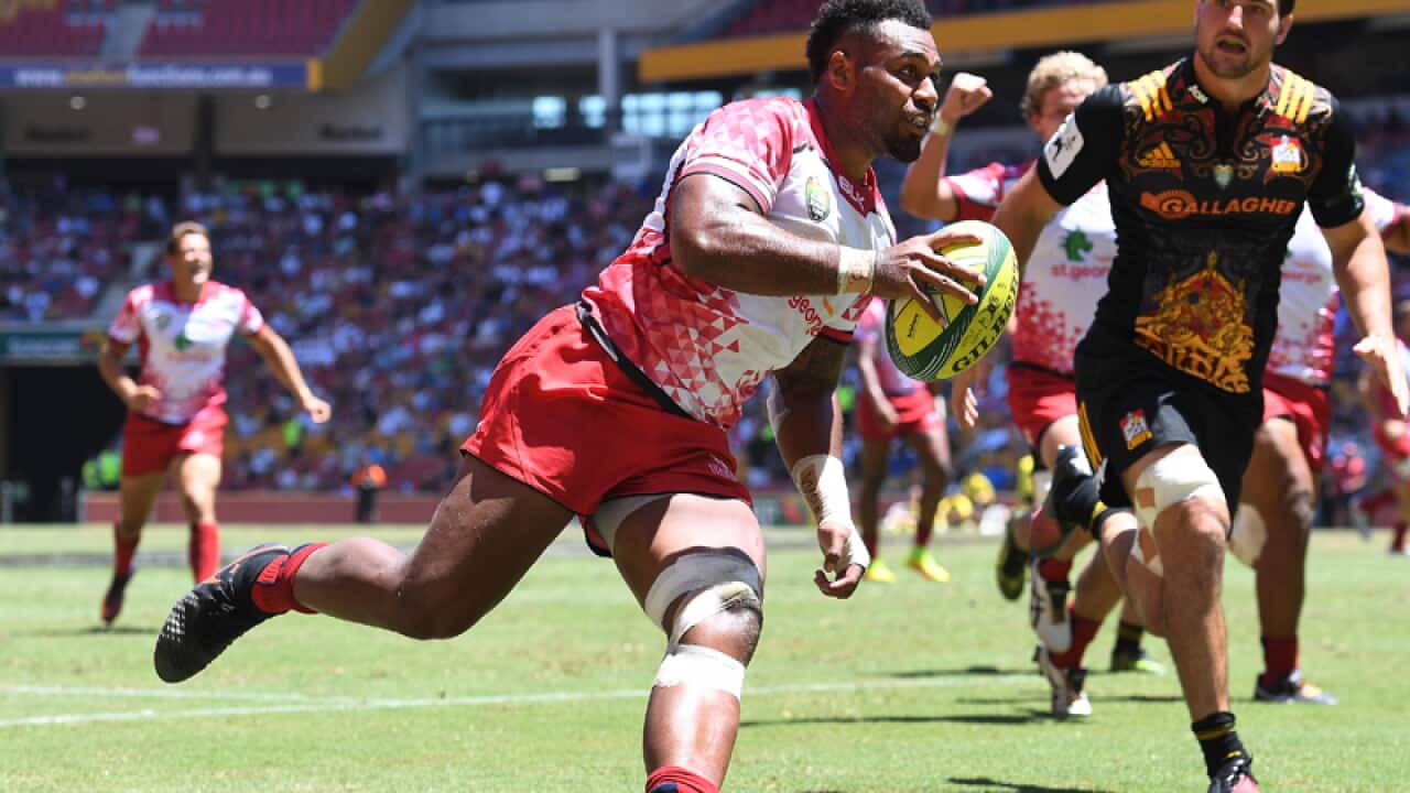 Reds player Samu Kerevi