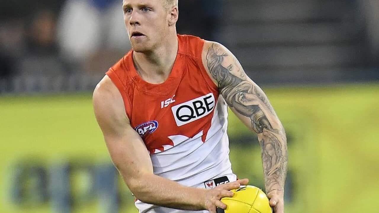 Sydney Swans player Zak Jones