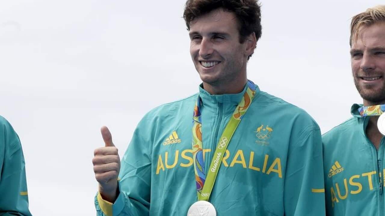 A file image of Australian rower Joshua Dunkley-Smith
